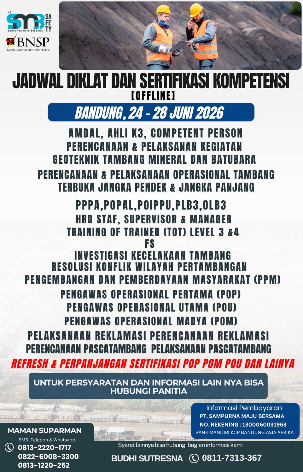 Diklat dan Sertifikasi